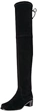 Stuart Weitzman Women's Midland Over the Knee Boot, Black, 7.5 Medium US