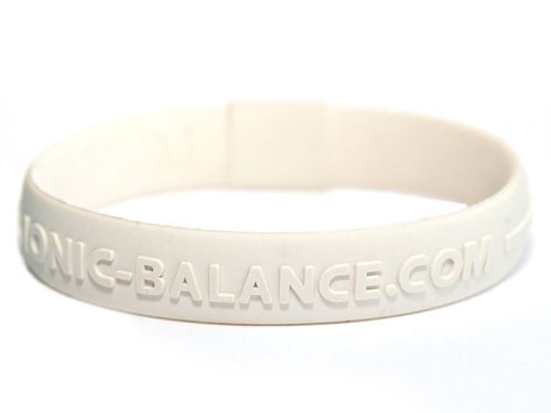 GENUINE CORE Series Ionic Balance Band (White, Small - 17.5cm / 6.9in)