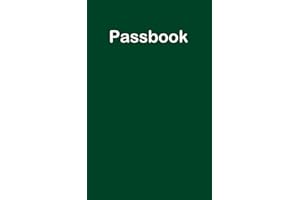 Passbook - The Original: Traditional Bank Savings Account Book – Extended Version – 300+ Bookings – Softcover – Green