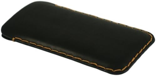 Nokia Lumia 1020 Black Genuine Leather Cover Case Soft Sleeve Pouch