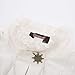 Men's Pirate Steampunk White Renaissance Top Victorian Shirts Blouses M White