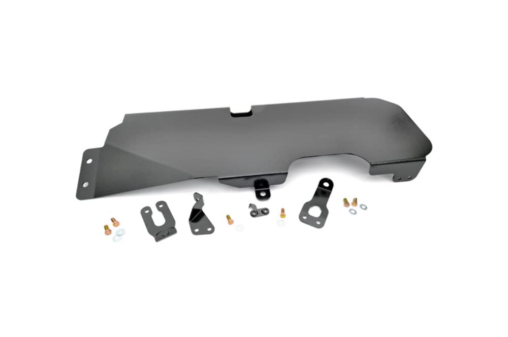 Photo 1 of *****The product is used and has some scratches on the top part.*****Rough Country Gas Tank Skid Plate for 2007-2018 Jeep Wrangler JK 2-Door - 794 , Black