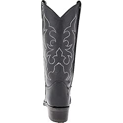 Old West Men's Leather Cowboy Work Boots