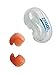 Zoggs 300658-750 Aqua Plugz S/M - Hypo-Allergenic Silicone Ear Plugs (Orange)