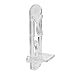 Slide-Co 243423 Shelf Support Peg, Clear – Self-Locking, Fits 1/4-In. Diameter Hole & 3/4-In. Shelf – Easy Installation, Wooden Shelf Support Bracket (6 Pack)