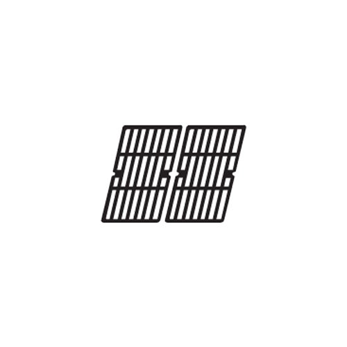Music City Metals Matte Cast Iron Cooking Grid Replacement For Gas Grill Models Brinkmann 810-3820-S And Dyna-Glo DGP350NP, Set Of 2