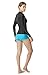 Tesla Women's UPF 50+ Zip Front Long Sleeve Top Rashguard Swimsuit FSZ01/FSZ11