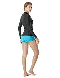 Bañador de manga larga con cremallera frontal UPF 50 + para dama