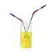 RUNFON Extra long Stainless Steel Drinking Straws (10.5 inch and 8.5 inch),For 30/20 oz Yeti & RTIC,Ozark Tumblers Ramblers Cups with Cleaning Brushes and Storage Bag (Stainless Steel Straw)