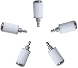 Poweka Fuel Filter Fit for Poulan Chainsaw 2050 2150 2375 Weedeater Craftsman Trimmer Chainsaw Blower 530095646 New Pack of 5