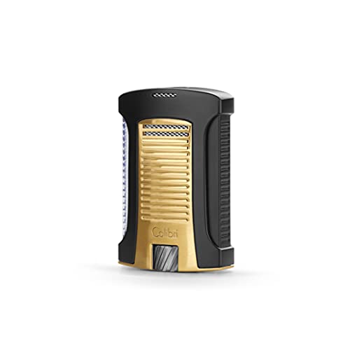 Colibri Daytona Jet Flame Lighter | Cigar And Cigarette Lighter | Wind Resistant | Works With Butane (Not Included) | Nice Elegant Gift Box | Two Year Warranty