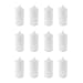Super Z Outlet Unscented Pillar Candles for Weddings, Home Decoration, Relaxation, Spa, Smokeless Cotton Wick (12 Count, White, 3