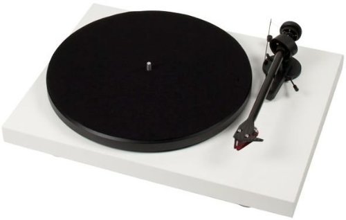 Pro-Ject Debut Carbon DC Turntable with Ortofon 2M Red Cartridge (Gloss White)