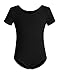 DANSHOW Girls Short Sleeve Leotard with Skirt Kids Dance Ballet Tutu Dresses