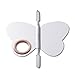 Your Choice Fashion Stainless Steel Butterfly Shape Makeup Palette Spatula Very Handy Makeup Nail-Art Manicure Artist Tool for Blending Pigment Cosmetic Foundation Shades