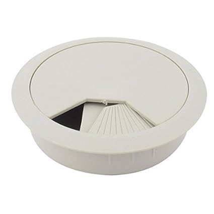Amazon.com : eDealMax PC Desk Copri Filo organizzatore del cavo ruotabile Grommet Hole 80mm Dia : Office Products