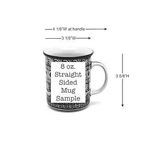 Polish Pottery Mug – Straight Sided – Holly Berry