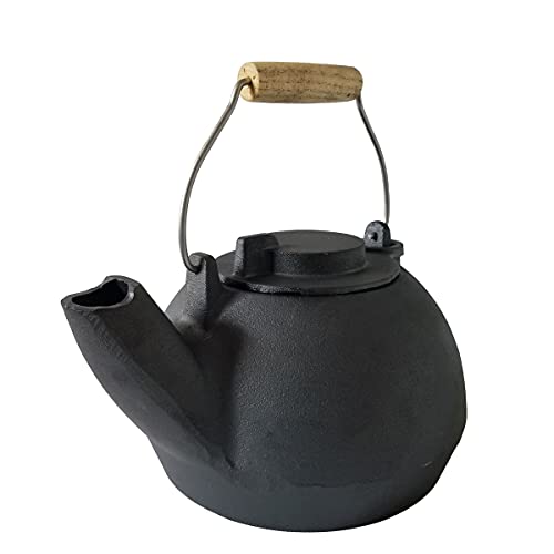 Wood Stove Kettle Chrome handle Cast Iron Humidifying Iron Kettle Cool