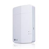 New LG PD251 Portable Mobile Pocket Photo Printer 3 [White] (Follow-up model of PD241 and PD239) Bluetooth Wireless Printing for iOS, Android and Windows OS