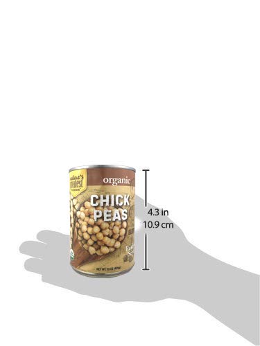 image for Organic Canned Chickpeas (Garbanzo Beans) - 12-Pack, 15 Ounce - Ready 