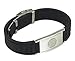 Satori 4 in 1 Negative Ion Band (Black), Now Available in US with a 4.5 Star Amazon Rating in UK/Euro, Germanium, Silicone,Charged with Negative Ions, The Ionic Wristband and Stylish Therapy Bracelet