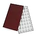 American Educational Polystyrene 40 Cell Storage Box with Tray for Rock and Mineral Specimens
