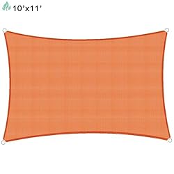 SunnyRoyal Sun Shade Sail 10'x11' Rectangle Canopy