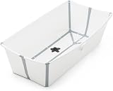 Stokke Flexi Bath X-Large Foldable Baby Bath White Newborn to 21kg