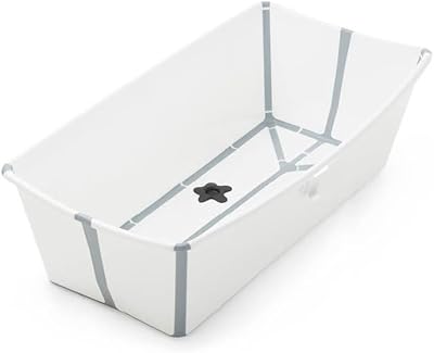 Stokke Flexi Bath X-Large Foldable Baby Bath White Newborn to 21kg