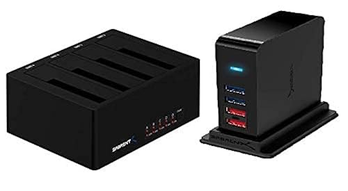 Sabrent 4-Bay USB SATA SSD/HDD Docking Station - Main Image
