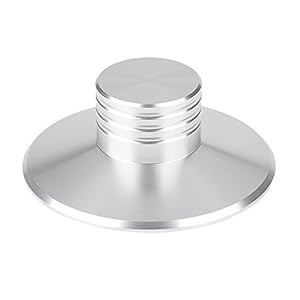 Vbestlife Record Gewicht Stabilisator, Vinyl Draaitafel Record Clamp Disc Stabilizer Aluminium TrillingsReducer voor LP…