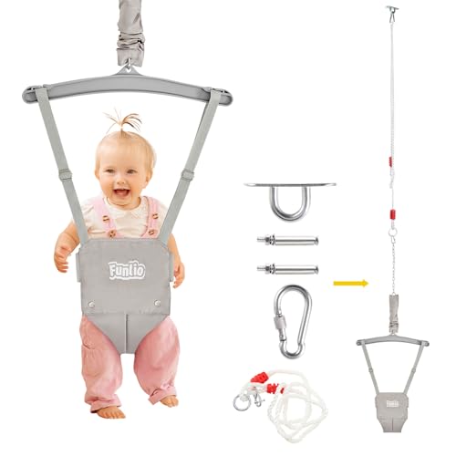FUNLIO Baby Jumper with a Ceiling Hook for 6-24 Months, Baby Door