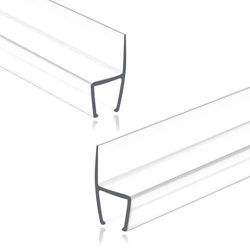 120 Inch Silicone Shower Door Bottom Seal - For 3/8" (10mm) Glass, Stops Water Leaks - View #11