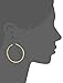 14k Gold-Bonded Sterling Silver Polished Hoop Earrings, (2