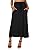 DJT Women's High Waist Flared Skirt Pleated Midi Skirt with Pocket