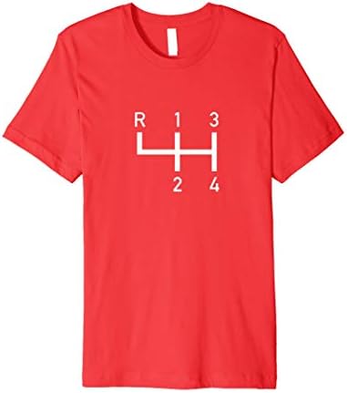 Vintage Racer Shift Pattern - 4 Speed Manual t-shirt