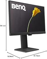 BenQ GW2485TC 24" 1080p IPS Office Monitor USB-C Eye-Care Height Tilt Speakers view 11
