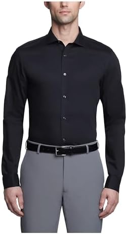 calvin klein infinite non-iron slim fit dress shirt Calvin Klein Men's Slim Fit Dress Shirt - White