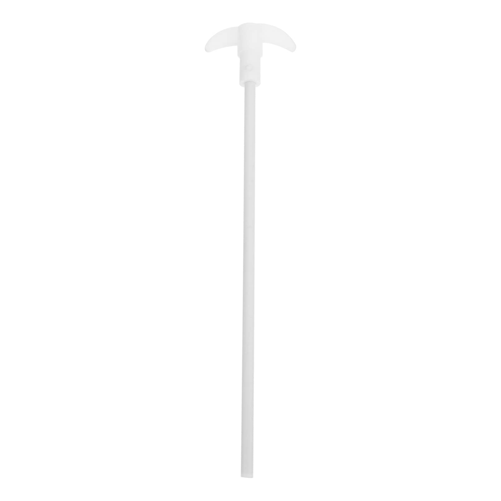 iplusmile PTFE Laboratory Paddle Stirrer Stirring Tool Chemical Stirring Bar Overhead Stirrer Mixer Shaft Anchor Paddle for Flask in Lab White