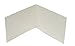 Folded 10 Point Card Stock Laminating Carriers 9-1/4” x 12-3/8” (235mm x 314mm x 250 microns Thick) [pk of 5] Letter Size, Silicone Coated Inside