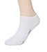 10 Pack Men's Low Cut Socks Thin Cotton No Show Sock (White)