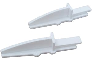 FITTER CRITTER Replacement For Lasko Box Fan Feet, 2 Pack, Stronger Than Original, Excellent Fit, 1 SET OF 2 FEET, 2 FEET TOTAL (WHITE)