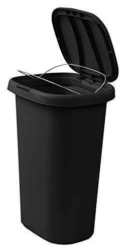 1 Rubbermaid+FG233900WHT+Spring+Wastebasket+53+Quart