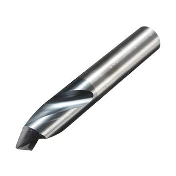 Generic 2 Flutes 90 Degree 10Mm Carbide Chamfer Mill 62Mm Length End Milling Cutter Bit