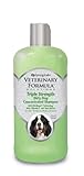 Veterinary Formula Solutions Triple Strength Dirty Dog Concentrated Shampoo - DirtRepel Technology Cleans Extra Dirty and Smelly Dogs - With Wheat Protein, Shea Butter, Aloe, Vitamin E (17oz)