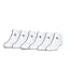 Under Armour Boys Charged Cotton 2.0 No Show Socks (6 Pack)