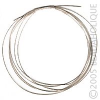 uGems Sterling Silver Wire 22 Gauge Round Half Hard (5 Feet)