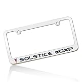 Pontiac Solstice GXP Chrome Metal License Plate Frame