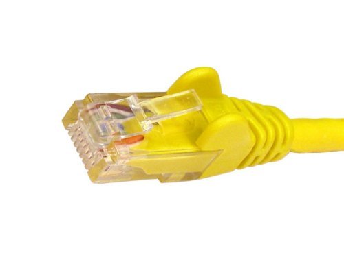 World of Data 0.5m YELLOW CAT5E (enhanced) Network Cable - Ethernet - LAN - Patch - Internet - Broadband - Router - Hub - Modem -10/100 โ image 1