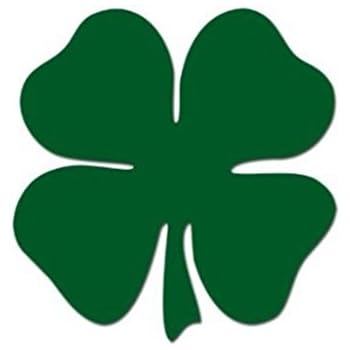 Amazon.com: Keen Shamrock 4-Leaf Clover Decal Vinyl Sticker|Cars Trucks ...